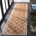 thumbnail image 3 of SAFAVIEH Beach House Wendy Geometric Indoor/Outdoor Runner Rug, Brown/Ivory, 2'2" x 8', 3 of 12