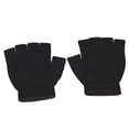 thumbnail image 1 of Guantes de Medio Dedo Bling Bling para Mujer Fitness Color Negro, 1 of 9