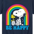 thumbnail image 3 of Peanuts - Be Happy Rainbow - Toddler & Youth Short Sleeve Graphic T-Shirt, 3 of 6