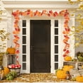 thumbnail image 5 of Simulated Maple Leaf Vines | 68.95" Fall Thanksgiving Halloween Decor | Plastic Autumn Leaves for Indoor/Outdoor Decor | Multicolor Seasonal Party Decoration, 5 of 6