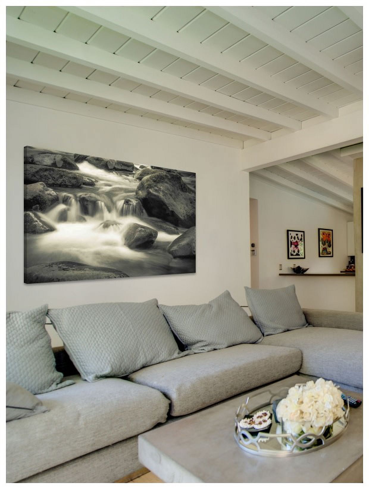 Marmont Hill "Flowing" Painting Print on Canvas