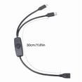 thumbnail image 5 of AOOOWER Double Port Type C Charger Cord with LED Indicator USB 5Pin Input Charging Only, 5 of 10