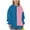 #0087-Sky Blue, variant on Favoffer Kids Color Block Fleece Sweatshirt Pullover Boys Girls Fall Winter Long Sleeve Crewneck Casual Style for Daily Outings Home Travle 2-14Y