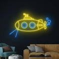 thumbnail image 4 of Handmadetneonsign Submarine Neon Sign, Submarine Led Sign, Submarine Neon Light, Beach Lover Neon, 4 of 5
