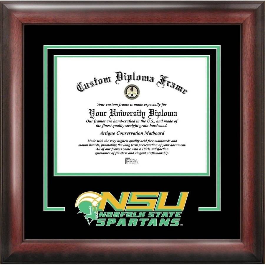 Norfolk State 8 5 X 11 Spirit Diploma Frame Walmart Com Walmart Com
