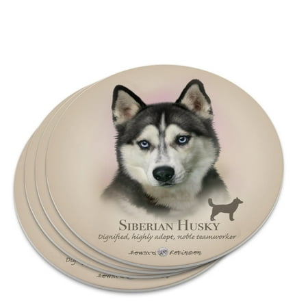 

Siberian Husky Dog Breed Novelty Coaster Set
