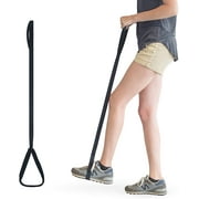 RMS Leg Lifter - Durable & Rigid Hand Strap & Foot Loop - Ideal Mobility Tool for Wheelchair, Hip & Knee Replacement, Bed or Car ( 35" Long)