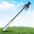 thumbnail image 1 of Artefacto de deshierbe, herramienta de deshierbe forjada de acero al manganeso, herramientas de deshierbe de jardín de 4 dientes con mango ergonómico para jardinería, 1 of 7