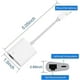 thumbnail image 2 of Adaptador Lightning a Ethernet, compatible con Apple MFI certificado, adaptador de red Ethernet RJ45 2 en 1 con puerto de carga, 2 of 5