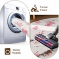 thumbnail image 6 of Spring Floral Front Door Rugs 2x3 ft Watercolor Pink Flowers Modern Farmhouse Small Rug for Entryway Non Slip Washable Bathroom Door Mat Absorbent Floor Mat for Indoor Entrance, 6 of 9