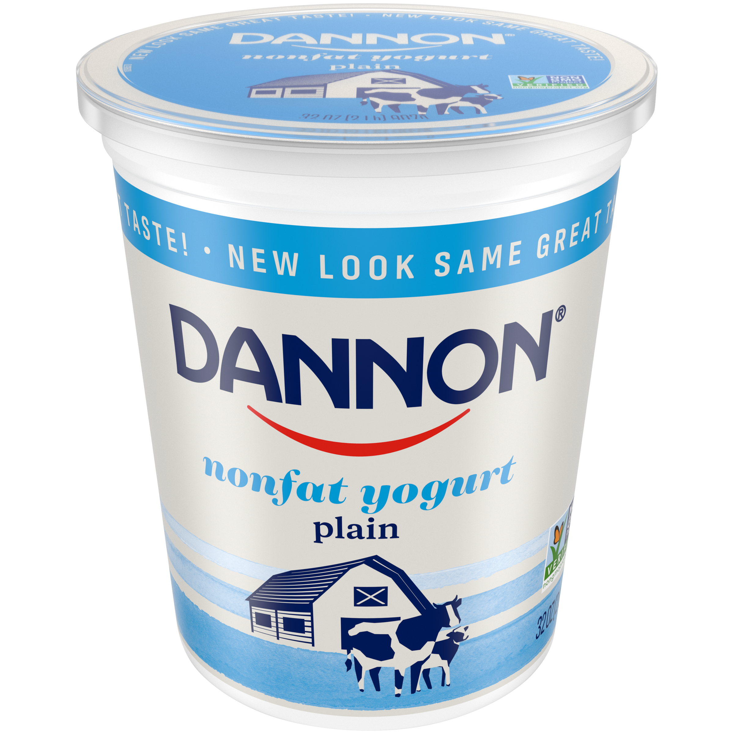 Dannon Nonfat Non GMO Project Verified Plain Yogurt 32 Oz Walmart Dannon Nonfat Non GMO Project Verified Plain Yogurt 32 Oz Walmart