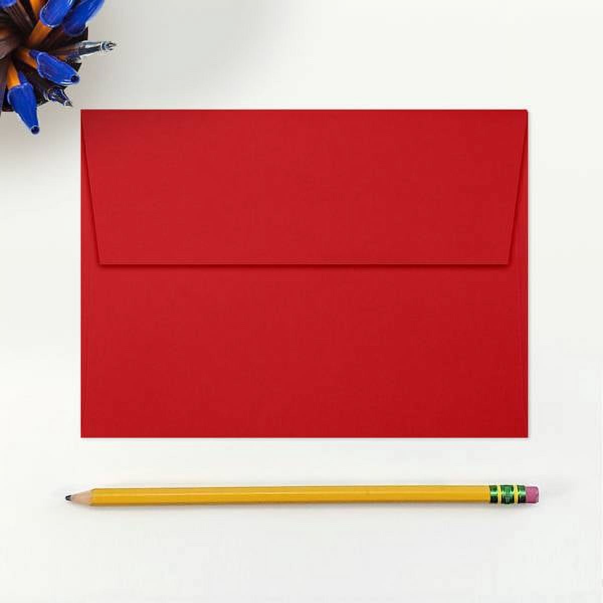 LUXPaper A7 Invitation Envelopes, 5 1/4 x 7 1/4, Ruby Red, 250/Pack