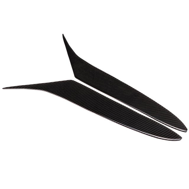 Headlight Eyebrow Trim,Headlight Eyebrow Carbon Fiber Headlight Eyebrow Cover Eyelids Decal Enhanced Features