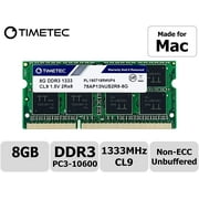 Timetec Hynix IC 8GB Compatible for Apple DDR3 1333MHz PC3-10600 SODIMM Memory for Early/Late 2011 13/15/17 inch MacBook Pro, Mid 2010 and Mid/Late 2011 21.5/27 inch iMac, Mid 2011 Mac Mini (8GB)