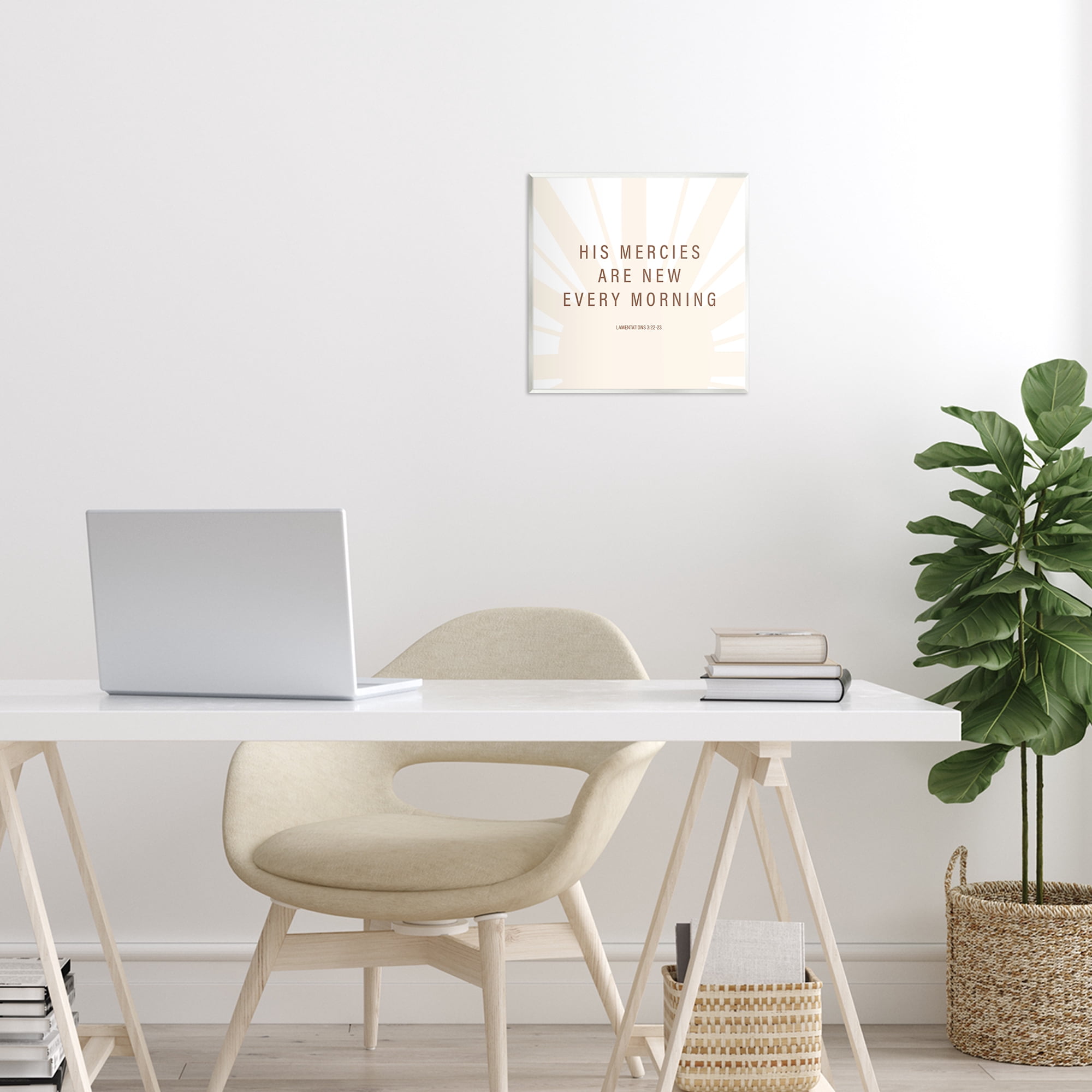 Stupell Industries His Mercies Are New Wall Plaque Art, design by SD Graphics Studio