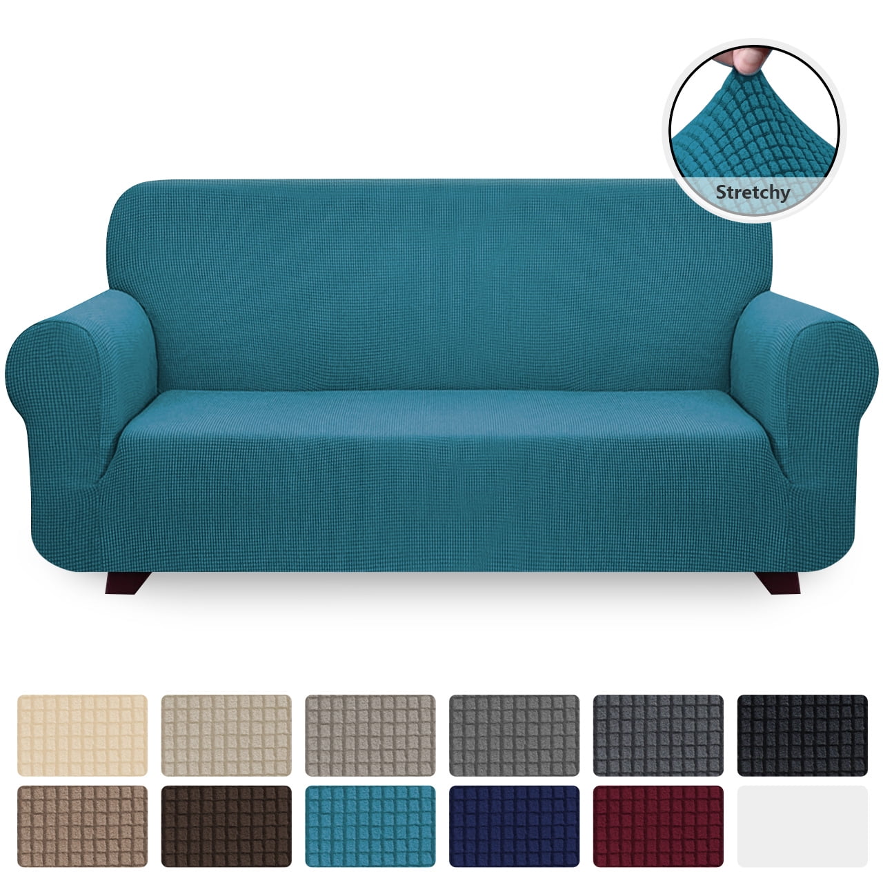 XLarge Sofa Slipcover, One Piece High Stretchy Couch Cover, Machine