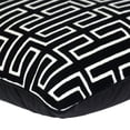 thumbnail image 4 of Nassau Collection Geometric Handmade Cotton Throw Pillow - 20" - Black and White, 4 of 4