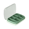 thumbnail image 2 of YIKA 7-Day AM/PM Pill Organizer with Pills Cutter | Portable Weekly Medication Box for Vitamins & Pills | Compact Travel Medicine Case | Easy-Open Lids | Home & On-the-Go Use, 2 of 3