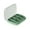 Green, variant on Weekly Pill Organizer, Portable 7-Cell Round Pill Dispenser Vitamin Container, for Travel Out Going, Orange