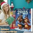 thumbnail image 2 of 2025 Christmas Advent Calendar, Dachshund Ornament Christmas Countdown Calendar, 24 Days Christmas Tree Decoration Advent Calendar with Funny Dachshunds Pendants, Dachshunds, 2 of 6