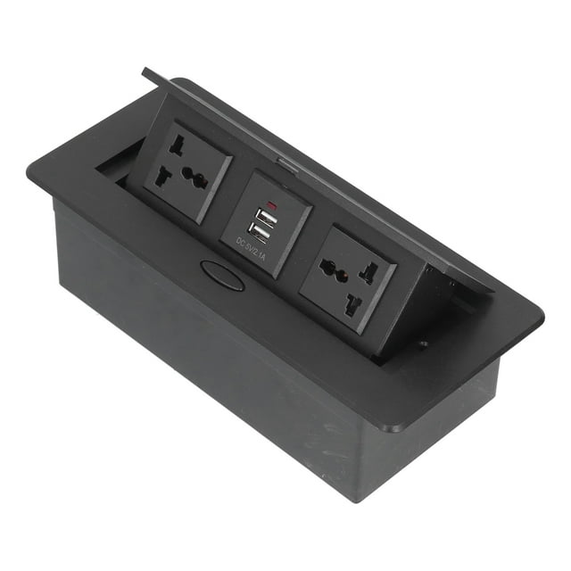 Prise de Table Pop-Up, Protection IP40 Bande de Bureau Hub pour Maison pour Bureau