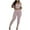 Khaki, variant on cfhntfmh Workout Sets for Women 2 Piece High Waisted Seamless Tights Leggings Stretchy Crop Tank Tops Sets Gym Clothes