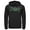 Black, variant on Men's Nintendo Legend of Zelda Link's Awakening Palm Logo Pull Over Hoodie Black X Large
