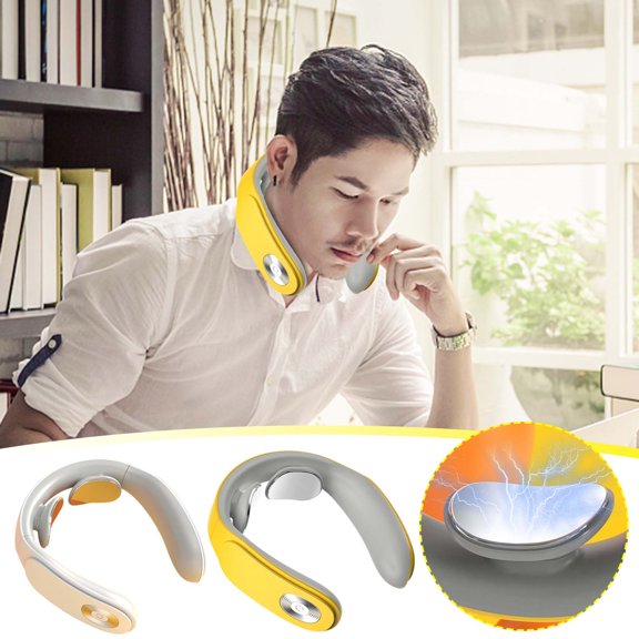 XGFHYJEH Neck Massager, Neck Massager for Pain Relief, Neck Massage, Neck Massager with Heat, Neck Massager with Heatand Vibration