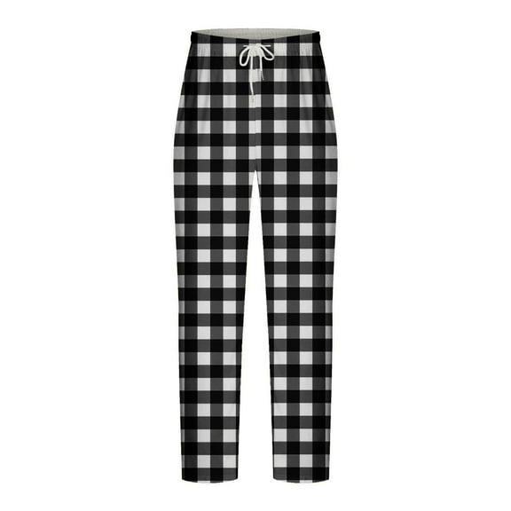 Runfenguu Pants Mens Sweatpants Men Casual Fashion Printing Elastic Waist Straight Trousers Pants Boho Pants