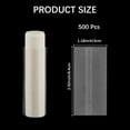 thumbnail image 5 of 200Pcs Clear Heat Shrink Bags for Lipstick Packaging Lip Balm Heat Shrink Bands PVC Wrap Film Cosmetic Tube Waterproof Protective Sleeve for Travel Cosmetic Tube Wrap 1.18x2.52in, 5 of 7