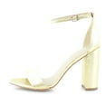 thumbnail image 2 of Sam Edelman Yaro Women's Heels Gold Boa Size 6.5 M, 2 of 8