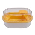 thumbnail image 2 of Plastic Reptile Terrarium Container with Drain, Filtration System and Anti Escape Fence Ideal for Turtles Crayfish Small Reptiles Oval, 2 of 7