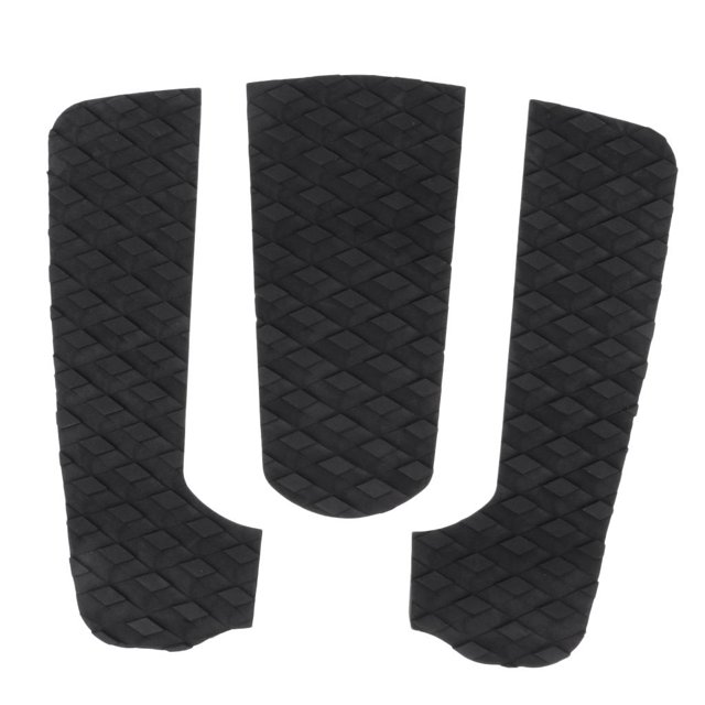 3 Unids Cubierta De Mattenauflage Perfecl Antideslizante EVA Skimboard Traction Pad Negro
