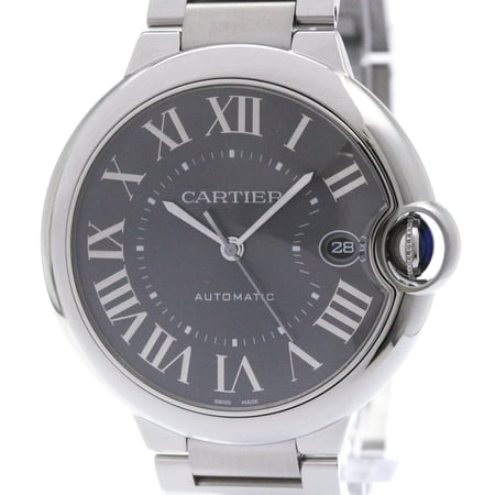 Pre-Owned CARTIER Ballon Bleu Steel Automatic Mens Watch WSBB0060 Polished