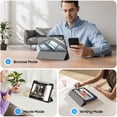 thumbnail image 5 of Fintie Slim Hybrid Case for iPad Air 11-inch M4/M3/M2 (2026/2025/2024), iPad Air 5th/4th Generation (2022/2020) 10.9 Inch - Clear Transparent Back Cover with Built-in Pencil Holder, 5 of 9