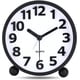 thumbnail image 1 of Reloj Despertador Analógico Silencioso, Metal Negro, Dígitos 3D Grandes, Función De Repetición, Reloj De Mesa Sin Tictac Con Luz Nocturna, Reloj Despertador De Mesita De Noche De 10,5 Cm, 1 of 5