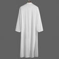 thumbnail image 4 of INCERUN Mens Muslim Dishdash Abaya Kaftan Jubba Saudi Full Length Long Robe Thobe Kaftan, 4 of 11