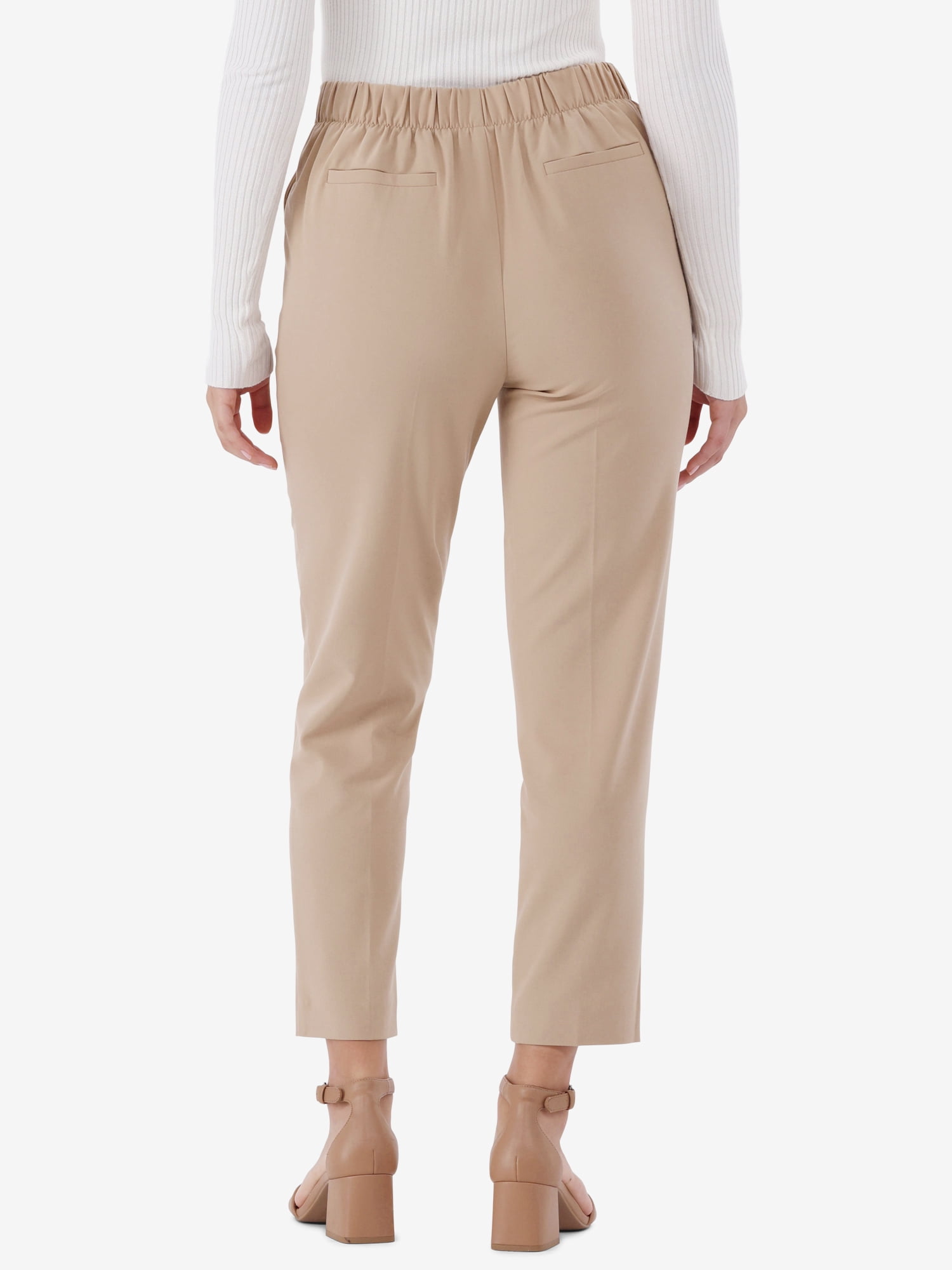 パンツ Time is on T/C PRESSED TROUSER size 0 Time and Tru Women's Tapered Pull On Pants, 27
