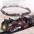 Freight Train Color Classical Railway Freight Train Toy Electric Christmas Train Track Set ...