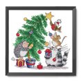 thumbnail image 2 of Christmas Cross Stitch Kits 14CT Stamped Embroidery DIY Crafts (C357 Gift), 2 of 8