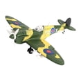thumbnail image 4 of Kits de construcción de caza 1:48, modelo de avión, decoración de escritorio, juguetes educativos para niños, adorno, ensamblaje DIY, rompecabezas 3D verde, 4 of 8