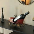 thumbnail image 5 of Metal Figurine Car Shaped Vintage Wine Single Bottle Holder Stand Rack, 5 of 7