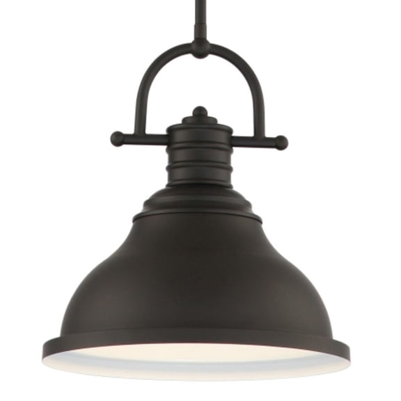 Volume Lighting V1186 1 Light 12" Wide Pendant - Bronze
