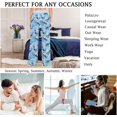 thumbnail image 5 of FREEAMG Chic Lifelike Floral Pattern Drawstring Lounge Wide Leg Pajama Sleepwear Bottom, 5 of 6