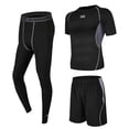 thumbnail image 1 of 3 unids/set hombres chándal gimnasio Fitness ropa de compresión deporte desgaste medias Gris XXL Colcomx Chándal transpirable para hombre, 1 of 8