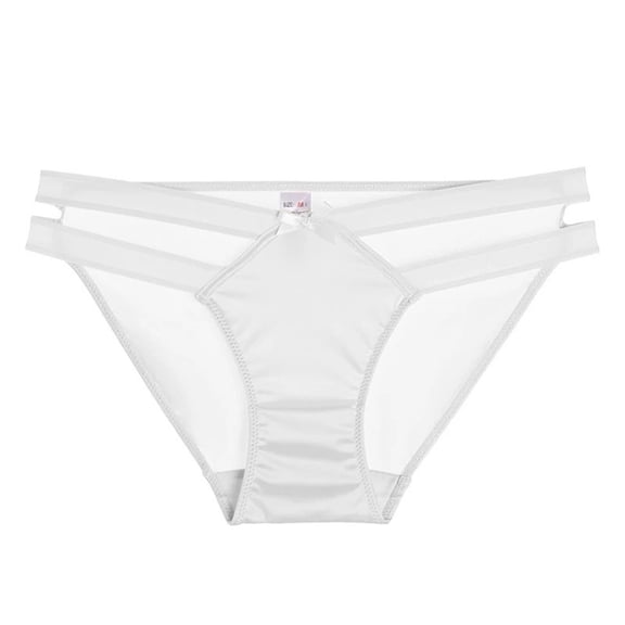 Levmjia Women Underwear Thin Mesh Seamless Lace Hip Lifting Breathable Low Waist Cotton Crotch Panties Soft Underwear Invisible Panty Comfortable Daily Wear