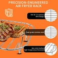 thumbnail image 7 of Air Fryer Wire Rack for Gourmia GAF798 GAF716 7QT Air Fryer, 8''×8''Stainless Steel Food Grade Air Fryer Accessories, 7 of 7