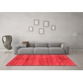thumbnail image 3 of Ahgly Company Machine Washable Indoor Rectangle Oriental Red Modern Area Rugs, 3' x 5', 3 of 4