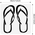 thumbnail image 2 of Flip Flops Painting Stencil 12x12inch Summer Beach Sandals Plastic Decoration Template for DIY Engraving Scrapbooking, 2 of 9
