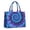 Blue Purple Tie, variant on Large Capacity Tote Bag,Rainbow Tie Dye Mandala Pattern Handbag Fashion Luxury Tote Bag,15.7"x13"x 5.1" Inches,Laptop Compatible